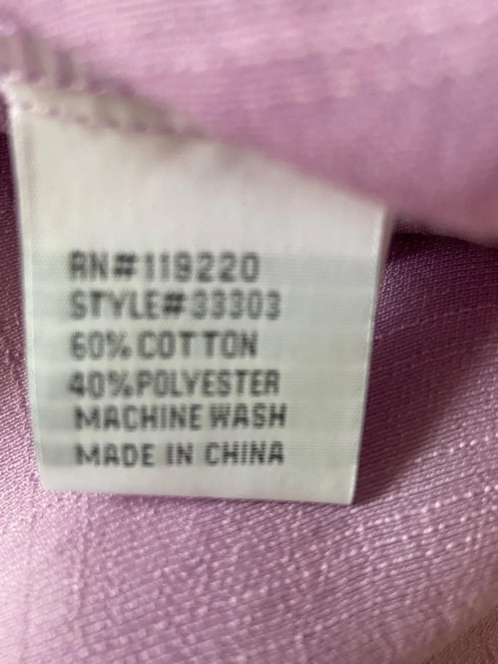 Ashley Blue Lavender Gauzy Textured Blouse Size Large - Picture 4 of 12
